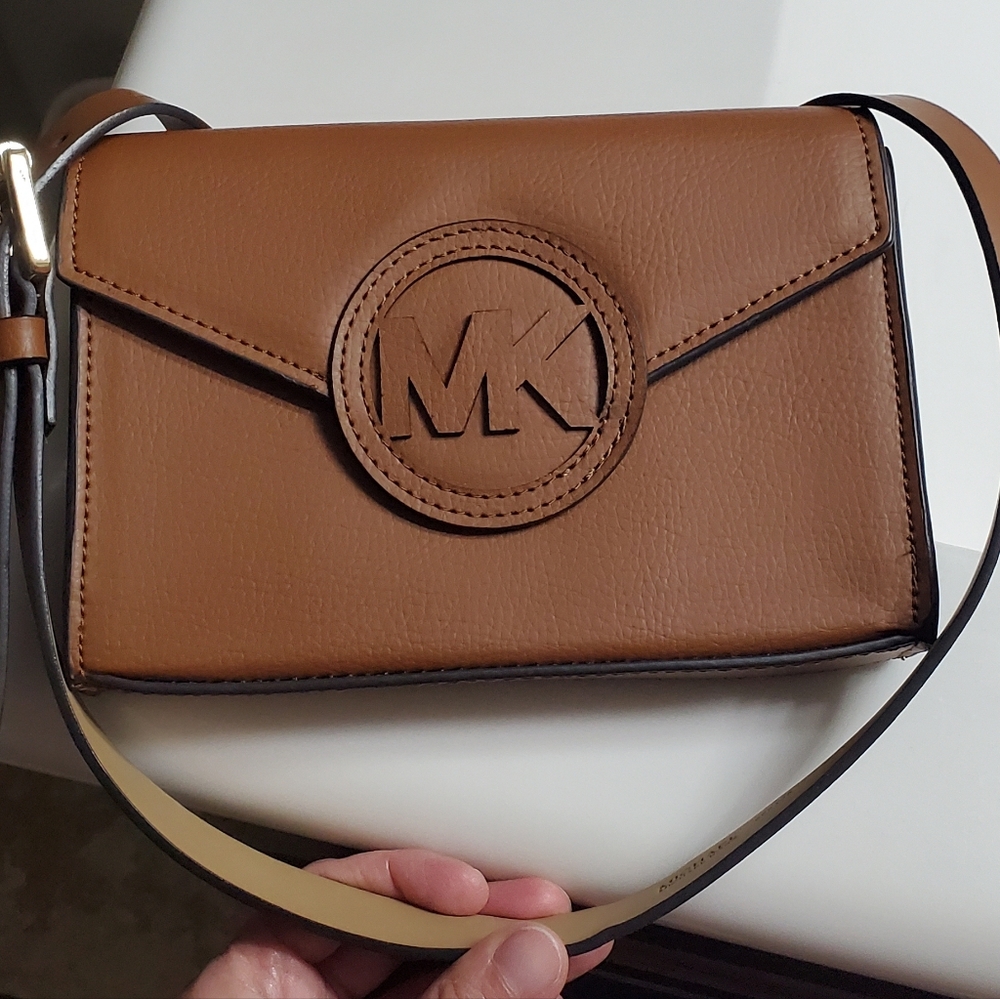 Michael Kors Tan/camel Leather Belt Bag or Fanny Pack